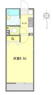 アペックス・東四ツ木【2階】の間取り