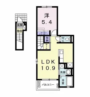サンリット ガーデン II【2階】の間取り