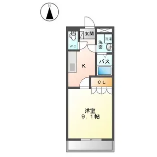 アシューレ【2階】の間取り