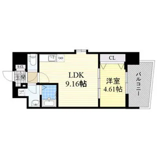 シェリロ神山【10階】の間取り
