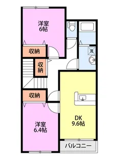 グロン・シーニュ【2階】の間取り