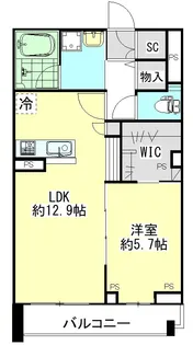 ガーデンフィール8番館【2階】の間取り