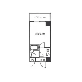 プランドール富浜第1ビル【4階】の間取り
