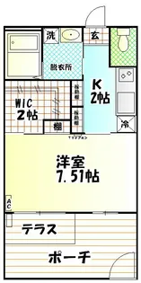 ペイサージュ【1階】の間取り