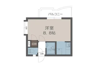 カルチェコート鴨池【1階】の間取り