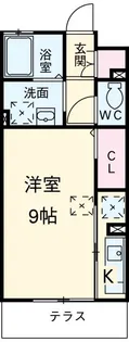 シャモニー【3階】の間取り