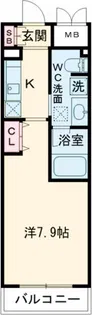 ル・エル・ブラン【1階】の間取り