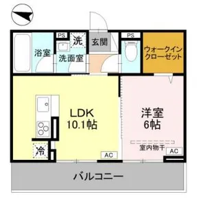 アメニティ美南東【3階】の間取り