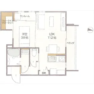 Ciel【1階】の間取り