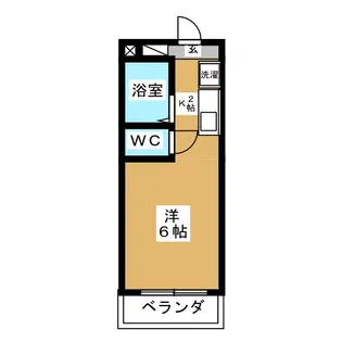 エクセルハイム中延【2階】の間取り