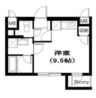 Residence Nakameguro【2階】の間取り