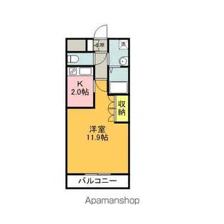 ガーデンヴィラTY・III【2階】の間取り