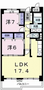 ベルフィオーレ【1階】の間取り