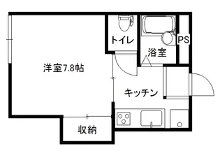 メゾンドグレース賢坂【1階】の間取り