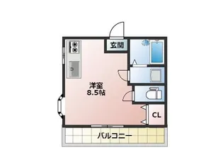 フォレスト【3階】の間取り