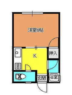 コーポらんど【1階】の間取り