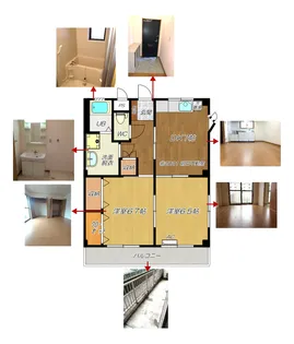 エステートSUGI I【2階】の間取り