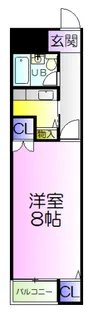 トミーフラット石津【2階】の間取り
