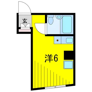 1Rの間取り画像