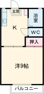 1Kの間取り画像