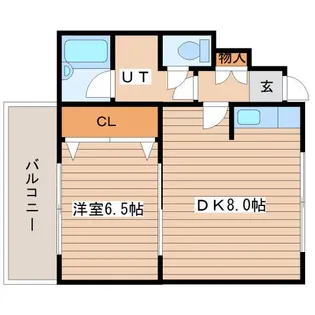 レイソル発寒【2階】の間取り