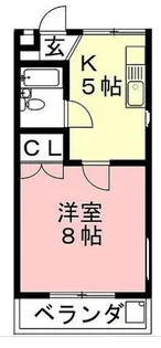 メゾンエイシン【4階】の間取り