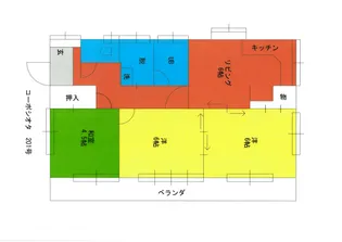 コーポシオタ【2階】の間取り