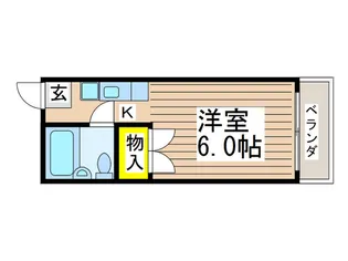 サンアベニュ-二葉【2階】の間取り