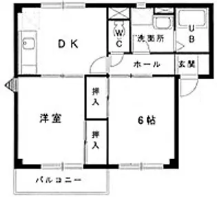 アストル【1階】の間取り
