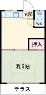 ハイライトコーポ【1階】の間取り