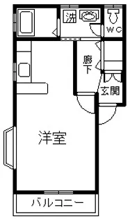 ハイツM【2階】の間取り