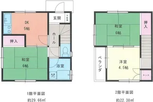 神奈川県相模原市中央区並木1【一戸建】の間取り