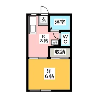 コーポ18【1階】の間取り