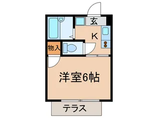 ルネッサンスなつか【2階】の間取り