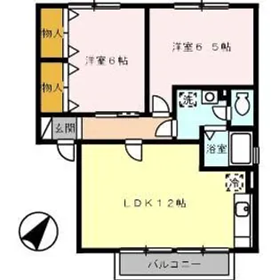 セジュール引野【2階】の間取り