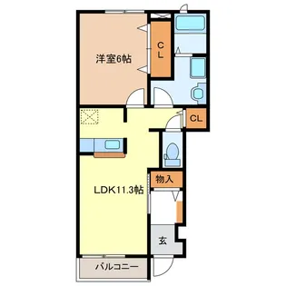 ルピナス【1階】の間取り