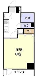 グリーンヒル四条大宮【3階】の間取り