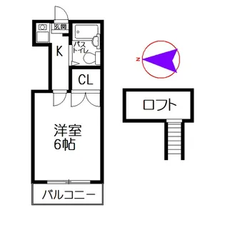 東京都足立区千住寿町【アパート】の間取り