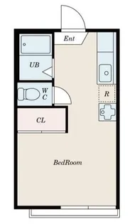 テラスタカノA【1階】の間取り