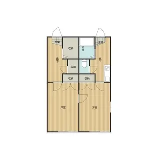 エクセリーヌ【2階】の間取り