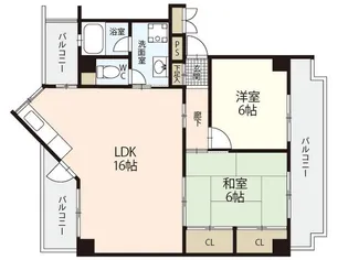 スワビル【4階】の間取り