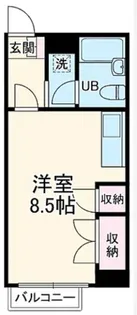 クレセントコート静岡【2階】の間取り