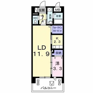 香川県高松市伏石町【マンション】の間取り