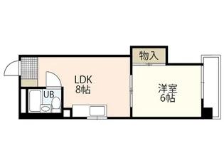 大松己斐ビル【6階】の間取り