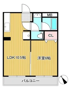 アジュール小岩【5階】の間取り