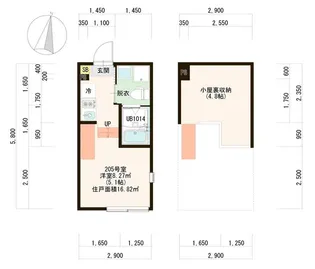 レグノテラス竹ノ塚【2階】の間取り