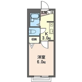 メゾンYUKI【2階】の間取り