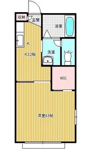 1Kの間取り画像