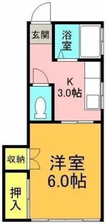 サンハイツ【1階】の間取り