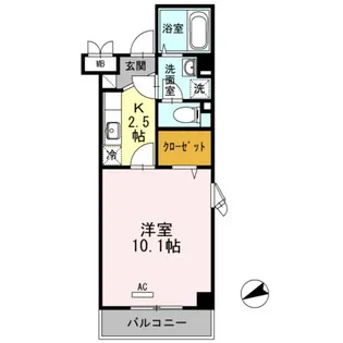 東京都八王子市兵衛1【マンション】の間取り